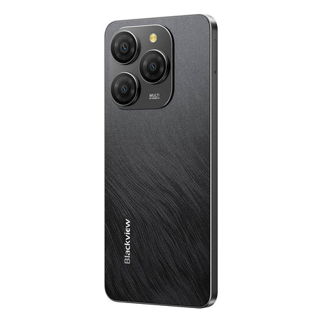 Blackview Shark 9 Smartphone in schwarz - Ansicht der Rueckseite mit 50 MP Kamera