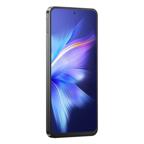 Blackview Shark 9 Smartphone in schwarz - leicht schräge Ansicht der Rueckseite mit 50MP Kamera von Links