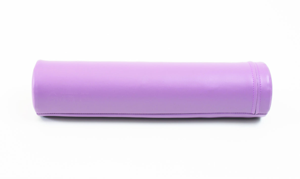 Lila Yogarolle aus strapazierfähigem Material für Unterstützung und Komfort