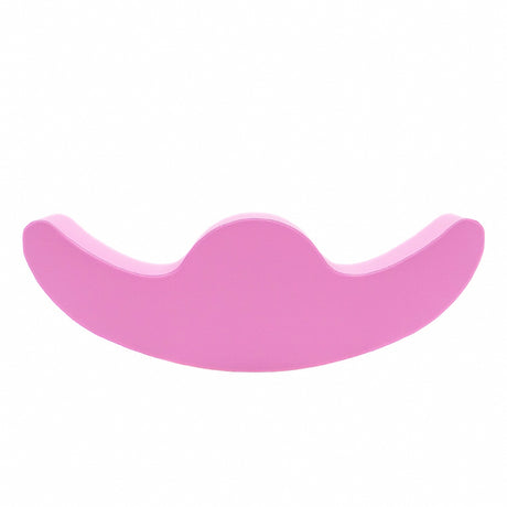 Pinkfarbener Yoga-Block in geschwungener Form für Unterstützung und Balance