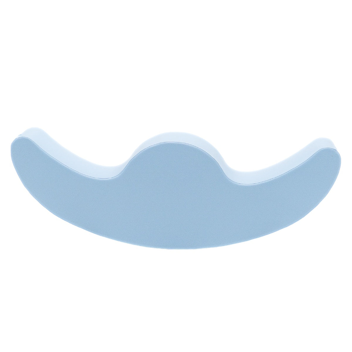 Blauer Schaumstoff-Bereich für ergonomische Unterstützung beim Sitzen