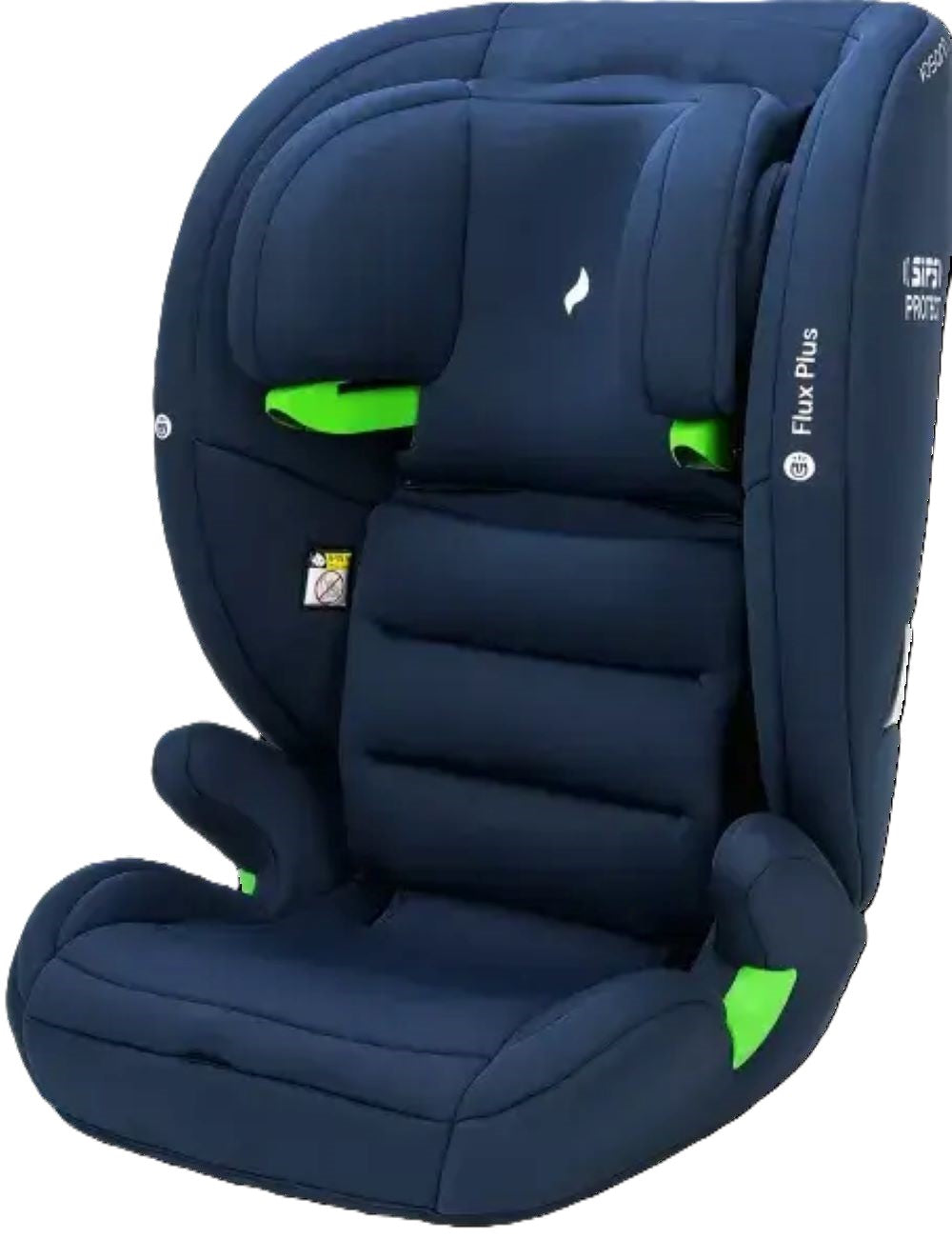 Osann Flux Plus i-Size Kindersitz 76–150 cm – 14-fach höhenverstellbar, Seitenaufprallschutz, ergonomisch, 3-Punkt-Gurt, i-Size R129 – Navy Melange