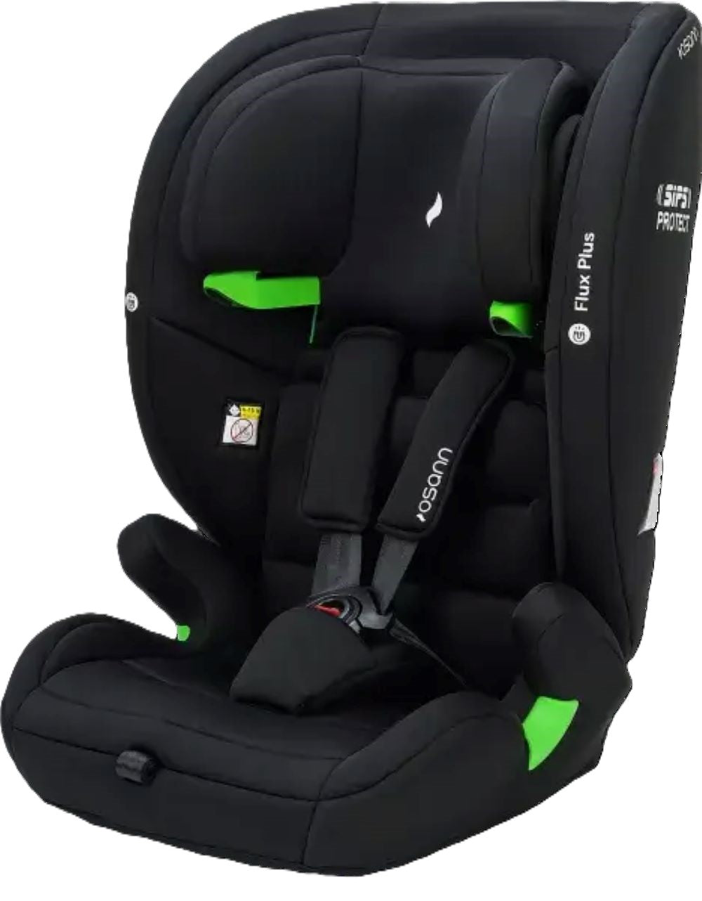 Osann Flux Plus i-Size Kindersitz 76–150 cm – 14-fach verstellbar, Seitenaufprallschutz, ergonomisch, 3-Punkt-Gurt, i-Size R129 – Grey Melange