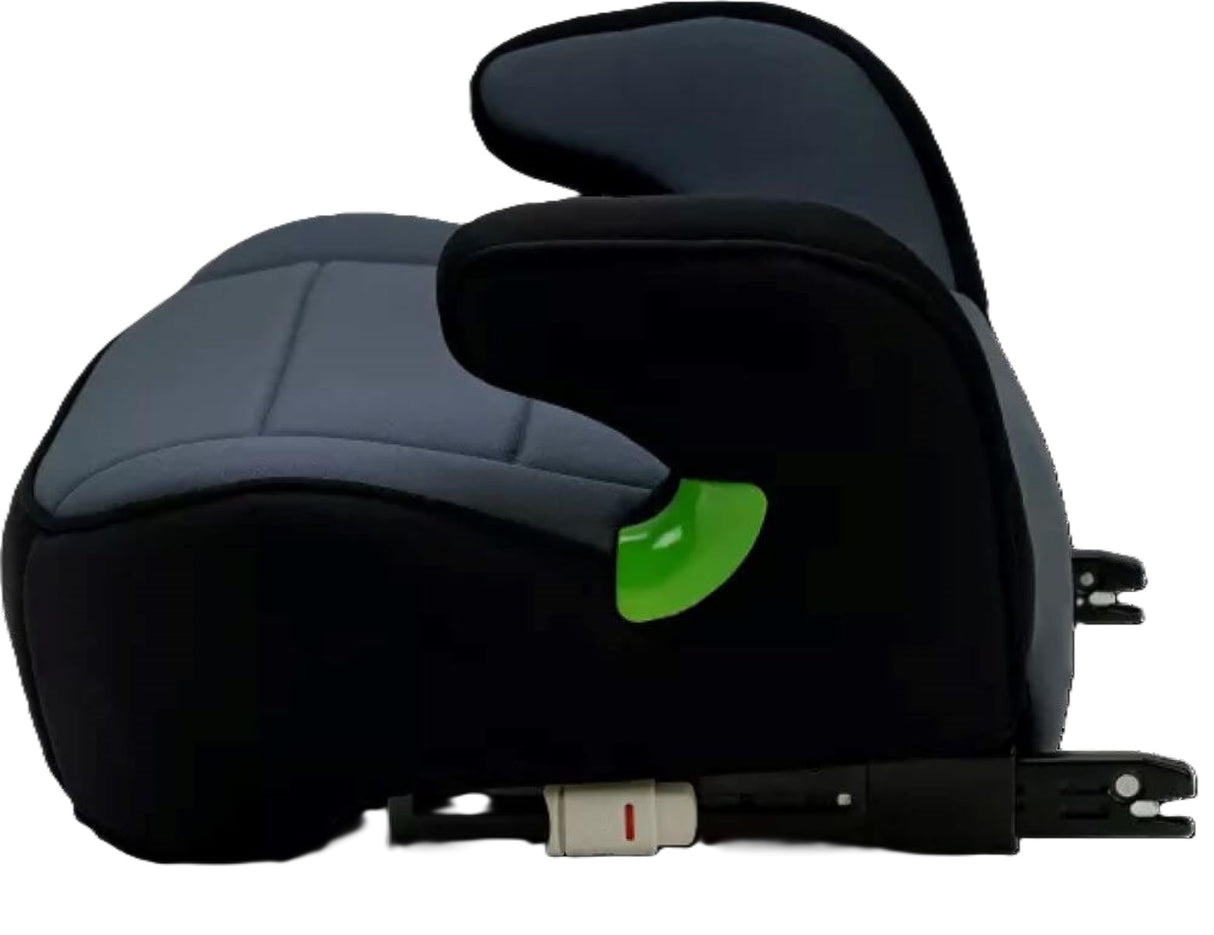 Osann Junior Isofix i-Size 126–150 cm – ergonomische Sitzerhöhung, abnehmbarer Bezug, Isofix/3-Punkt – Nero