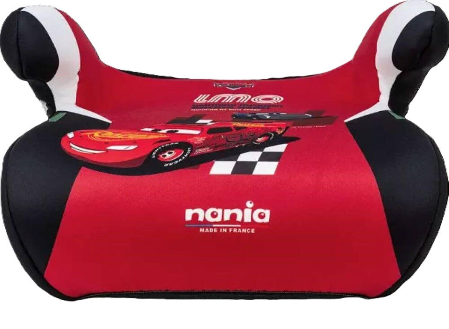 Osann Alpha i-Size Kindersitzerhöhung 126–150 cm – ultraleicht, ergonomisch, mit Gurtführung, Disney Cars Design
