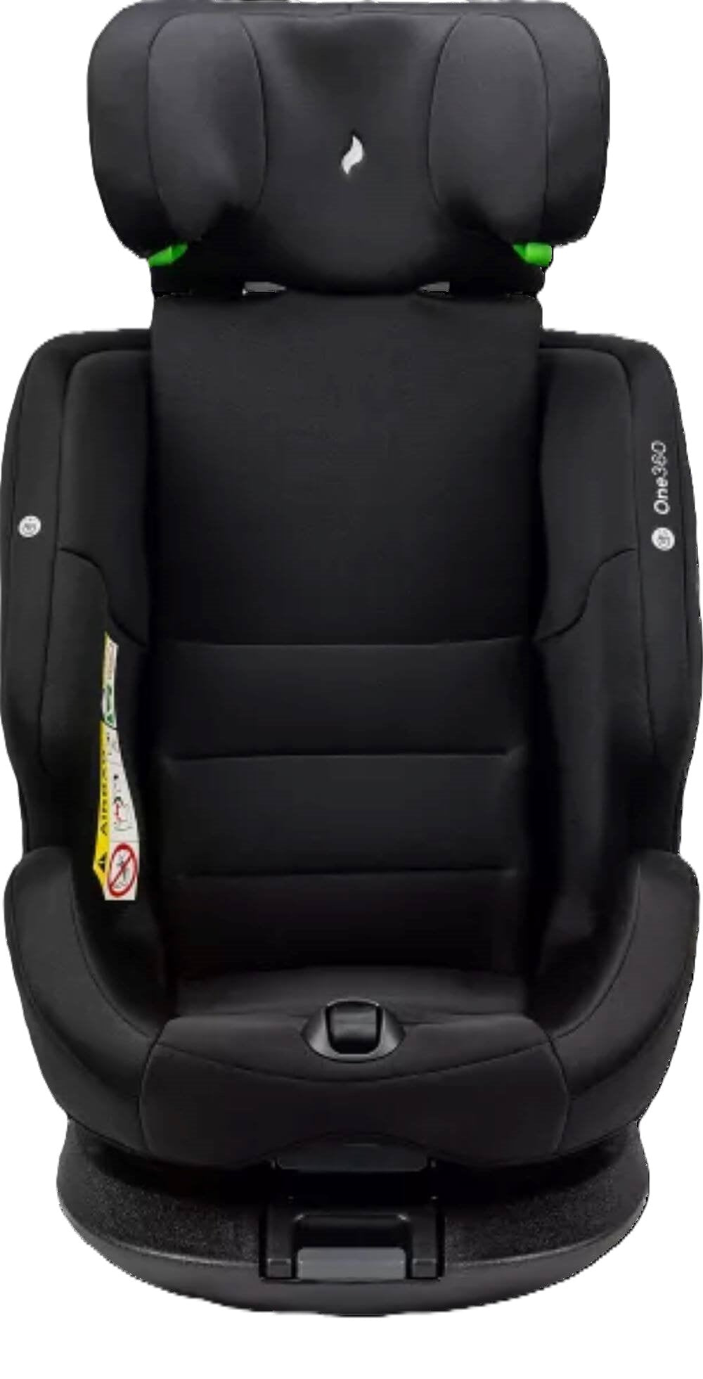 Osann One360 Kindersitz 40–150 cm – drehbarer Reboarder mit Isofix & Top-Tether, i-Size Autositz, All Black