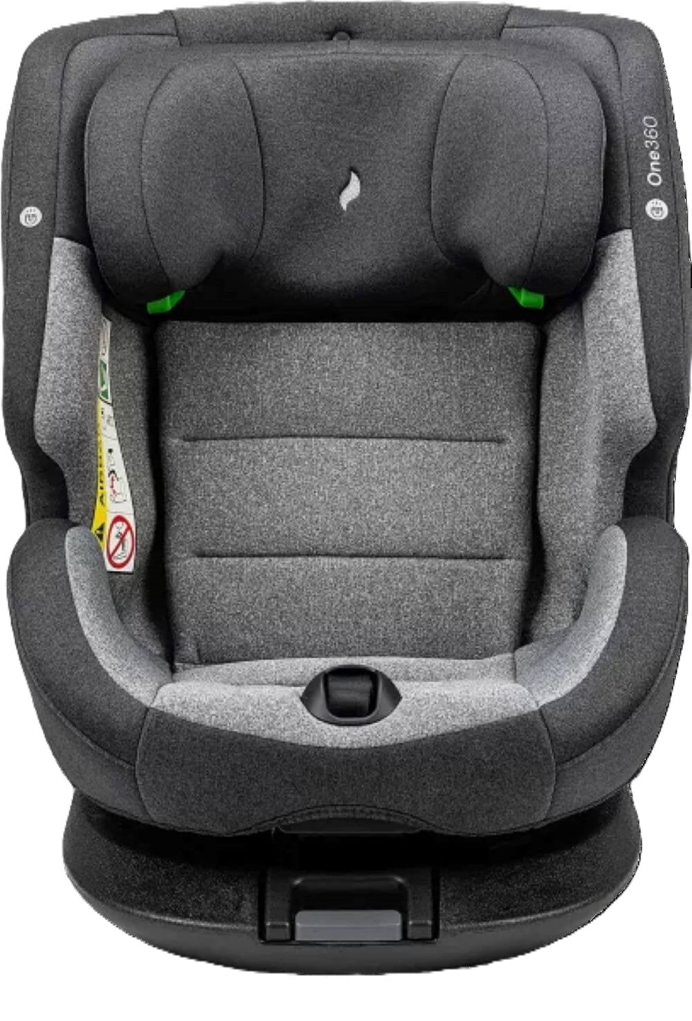 Osann One360° Kindersitz 40–150 cm – 360° drehbar, i-Size R129, Isofix & Top-Tether, Reboarder & vorwärtsgerichtet, 14-fach verstellbar – Universe Grey