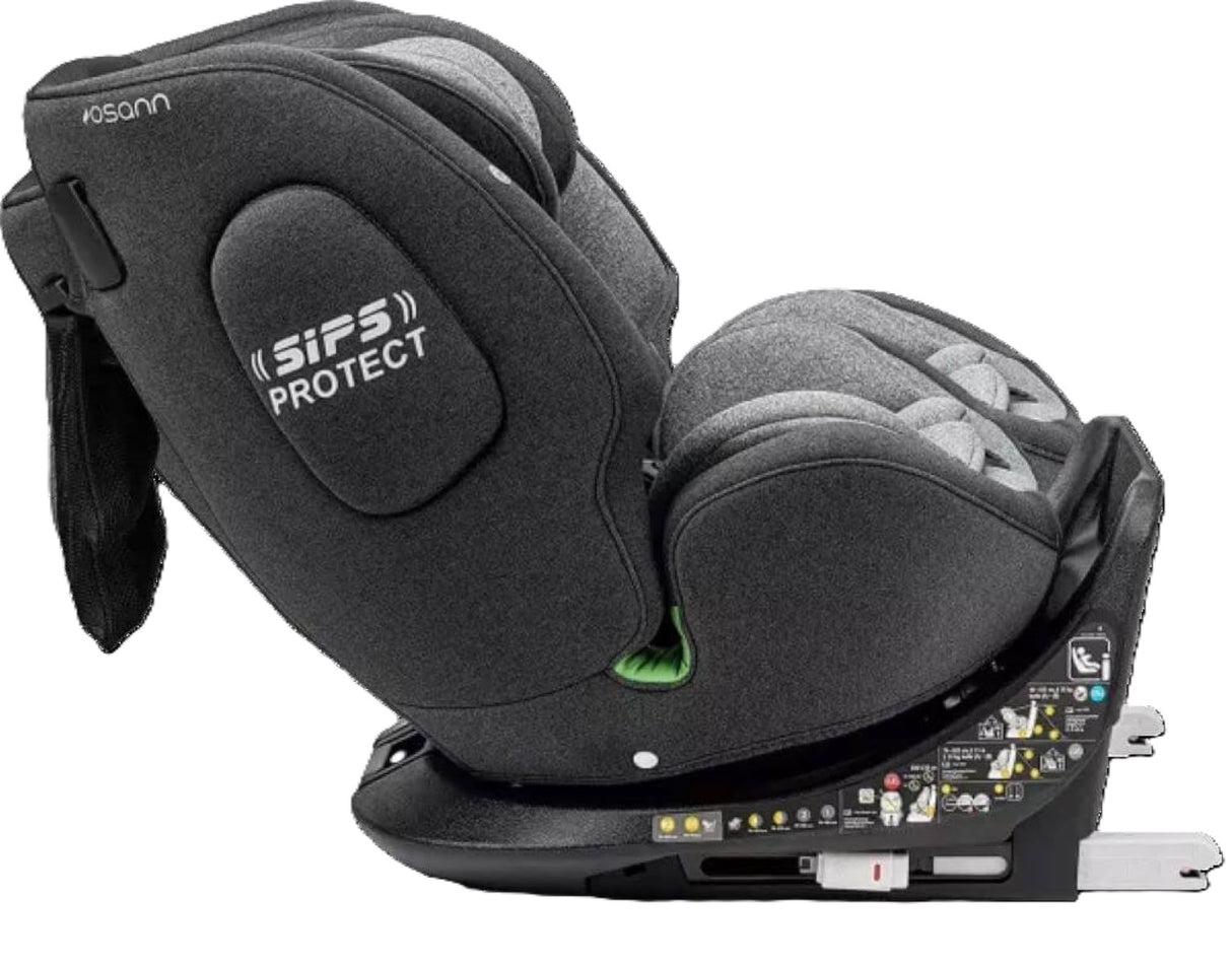 Osann One360° Kindersitz 40–150 cm – 360° drehbar, i-Size R129, Isofix & Top-Tether, Reboarder & vorwärtsgerichtet, 14-fach verstellbar – Universe Grey