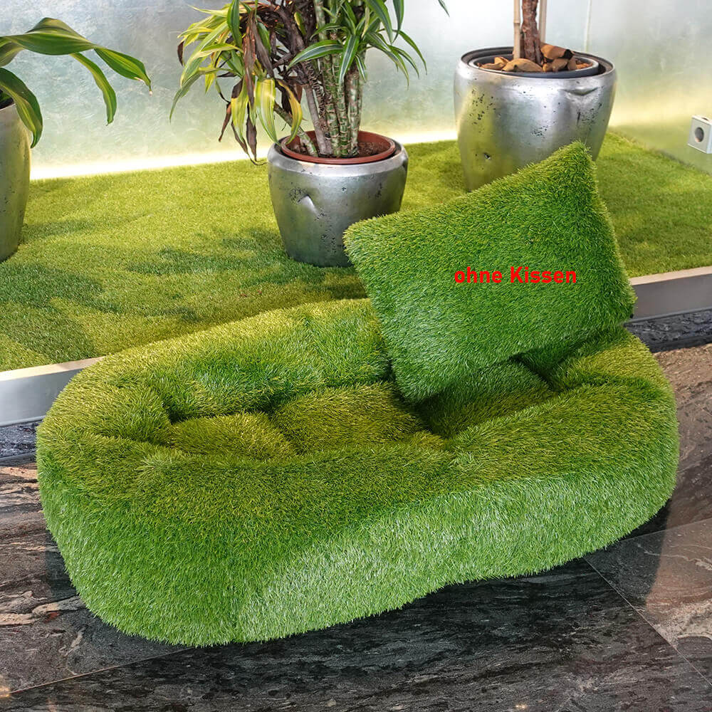AniPlants, Grasfigur, "Möbel", Gras-Nest, klein, Gartendeko, 22cm