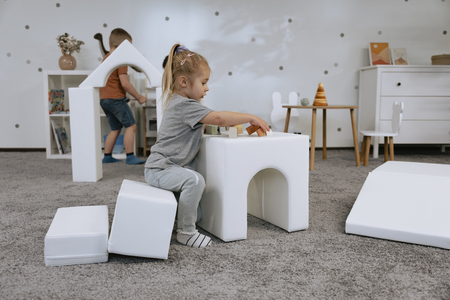 IGLU SET 21 Creativity - verschiedene Farben- Schaumstoff-Bausteine / Spielbausteine für Kinder zw. 1-5 Jahre