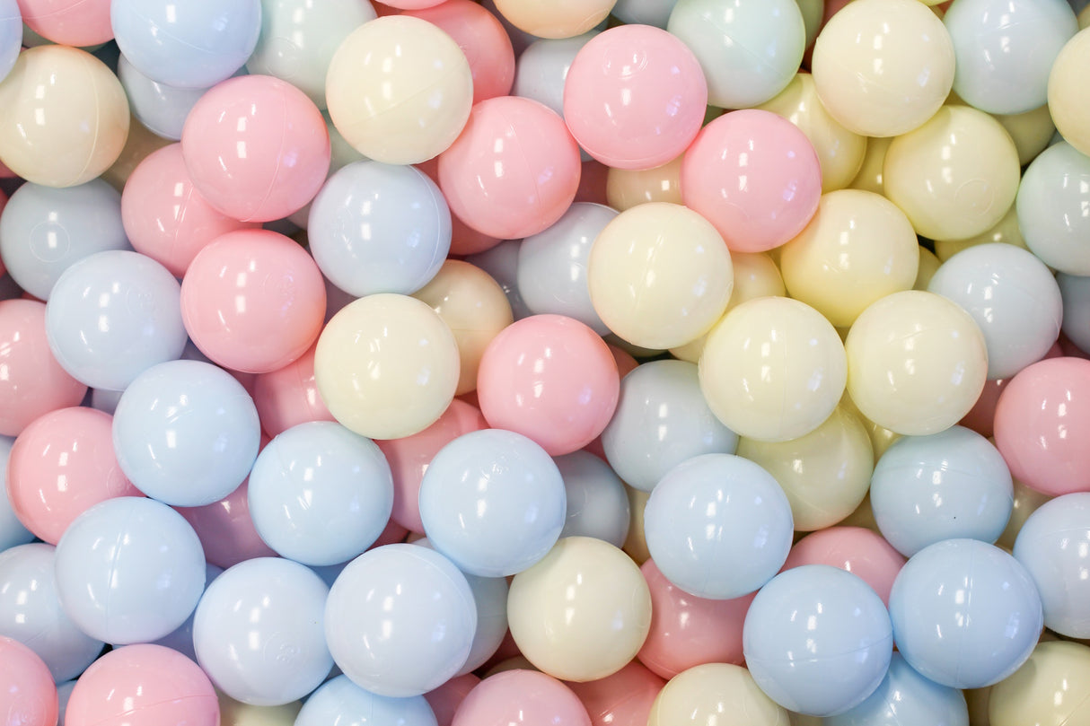 Ball Pitt Buntes Bällebad Mehrfarbig mit 500 Bällen in gewählter Farbe