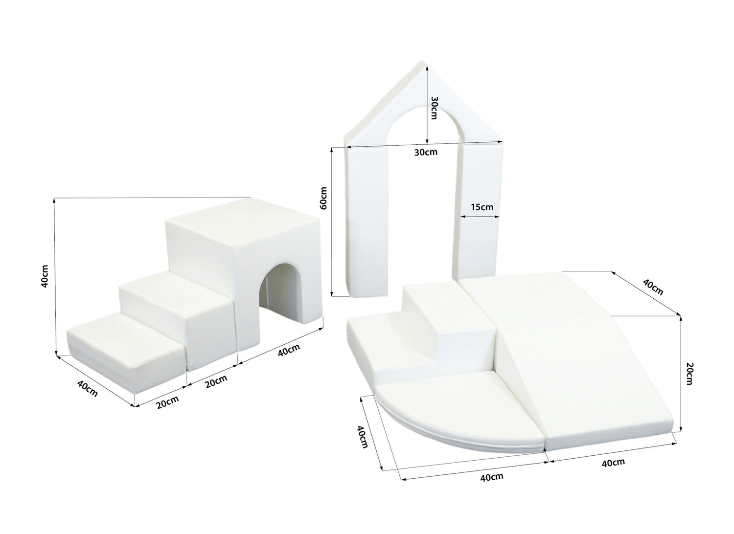 IGLU SET 21 Creativity - verschiedene Farben- Schaumstoff-Bausteine / Spielbausteine für Kinder zw. 1-5 Jahre
