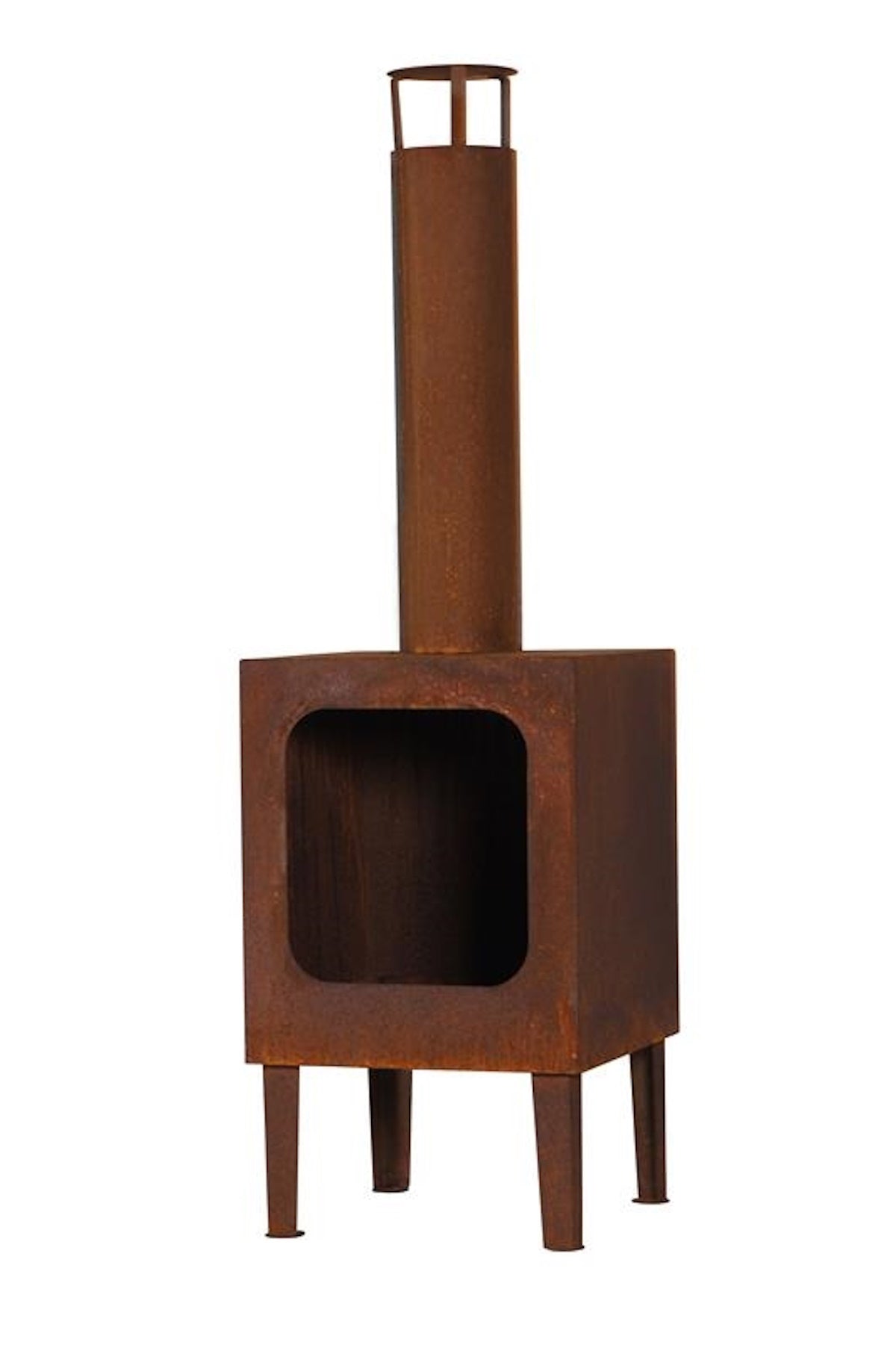 Markone Gartenkamin 200-3 (Rost): 35 x 35 x 115 cm