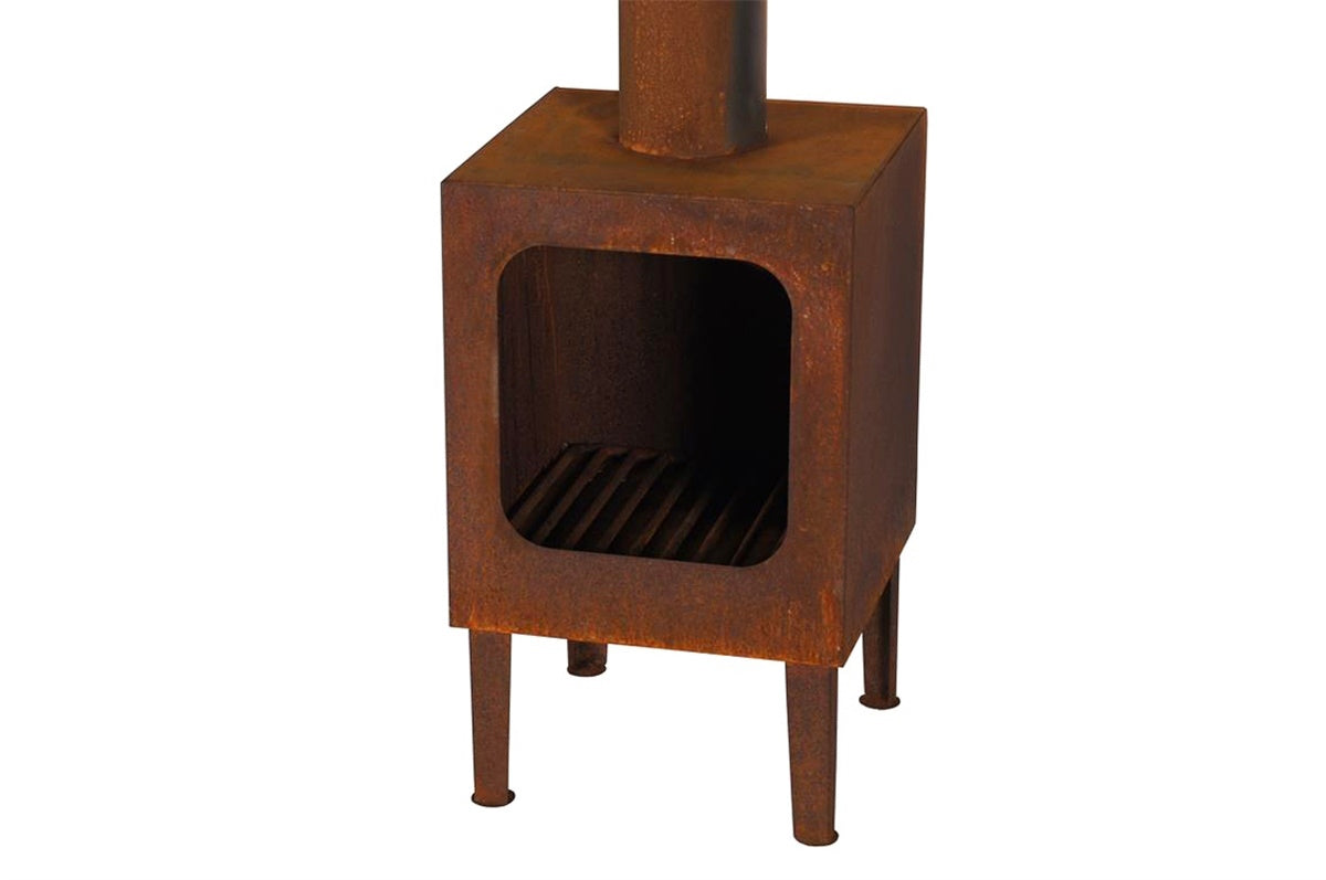 Markone Gartenkamin 200-3 (Rost): 35 x 35 x 115 cm