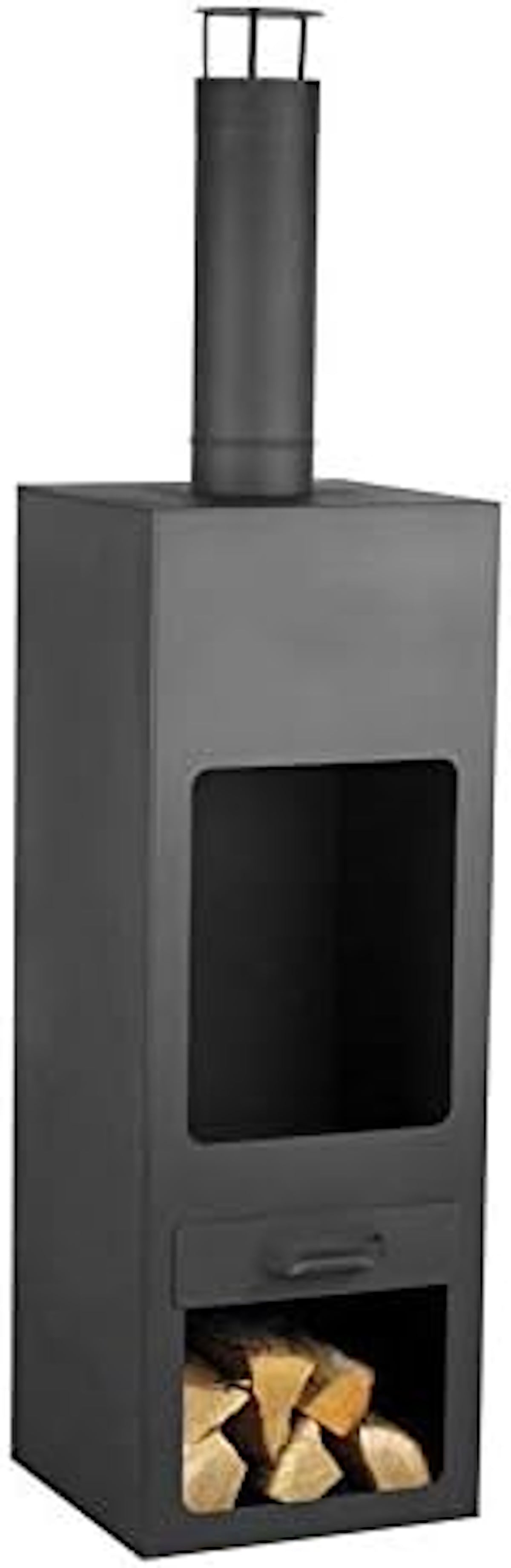 Markone Gartenkamin 204-3 (Rost): 40 x 40 x 185 cm