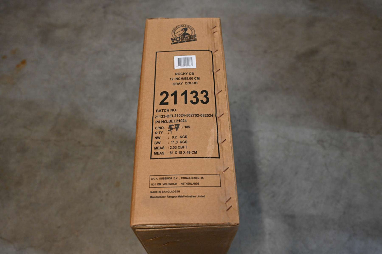 Volare Rocky Kinderfahrrad - Jungen - 12 Zoll - Grau