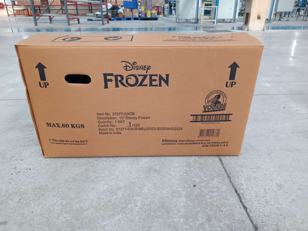 Volare Disney Frozen 2 Kinderfahrrad - Mädchen - 30 cm - Blau / Lila - 12 Zoll