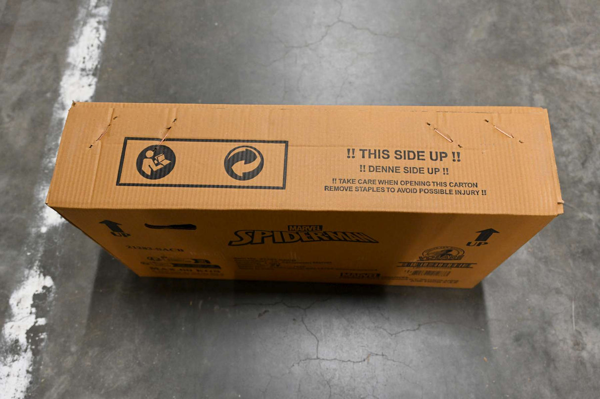 Volare Spider-Man Kinderfahrrad - Jungen - 12 Zoll - Blau/Rot