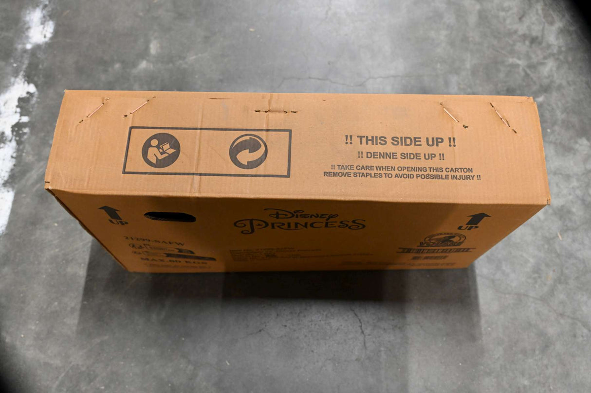 Volare Disney Princess Kinderfahrrad - Mädchen - 12 Zoll - Rosa - Zweihandbremsen