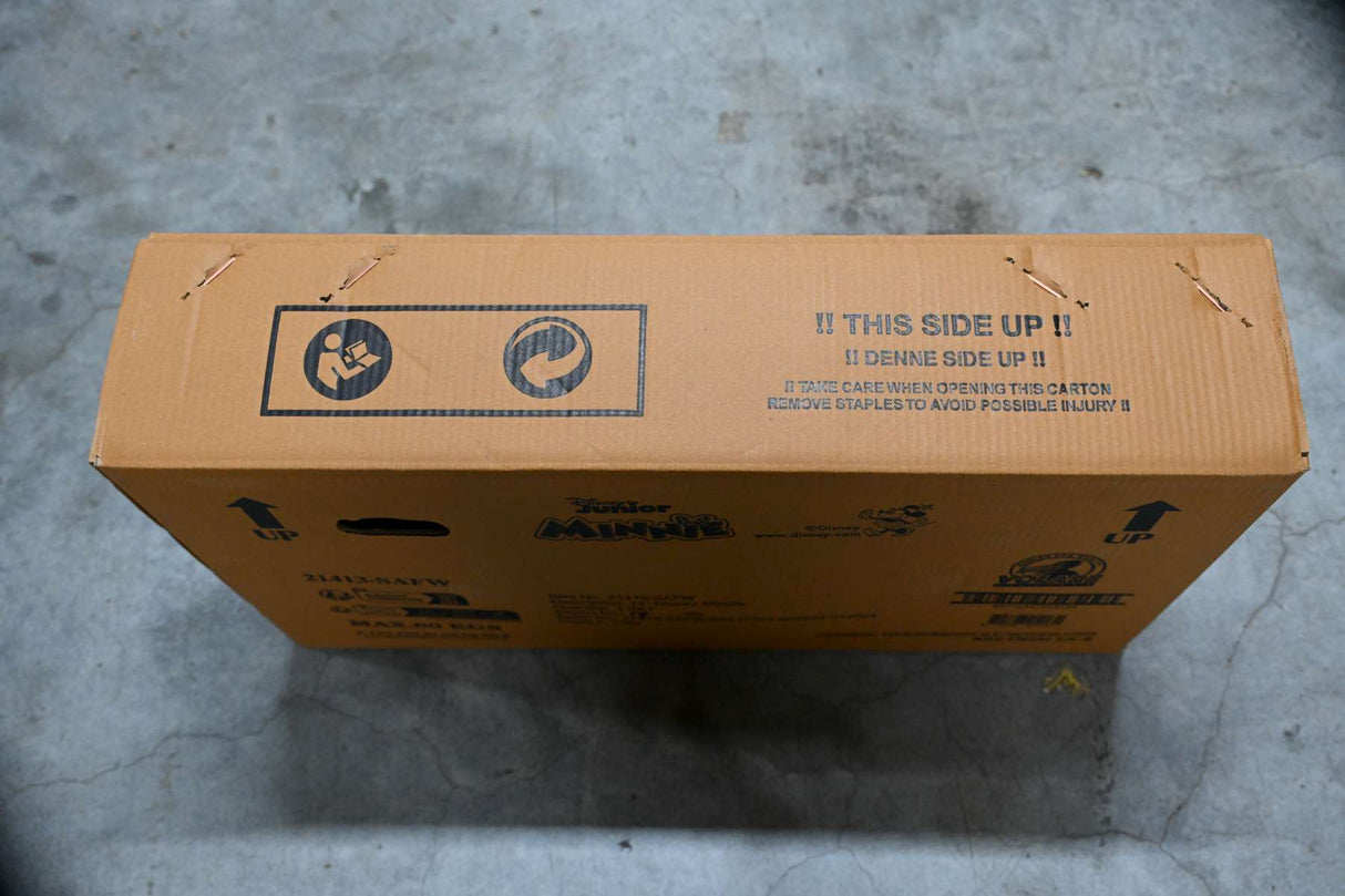 Volare Disney Minnie Kinderfahrrad - Mädchen - 14 Zoll - Rosa - Zwei Handbremsen