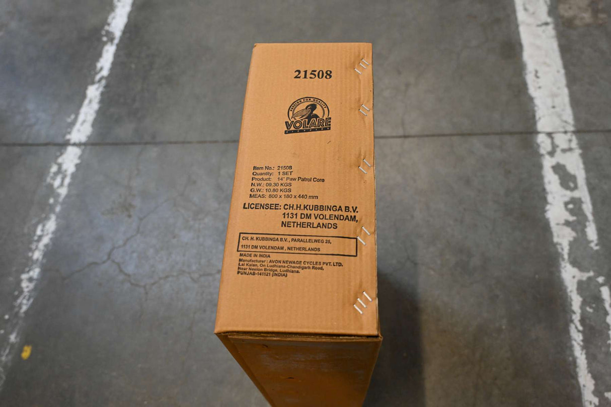 Volare Paw Patrol Kinderfahrrad - Jungen - 14 Zoll - Rot/Blau