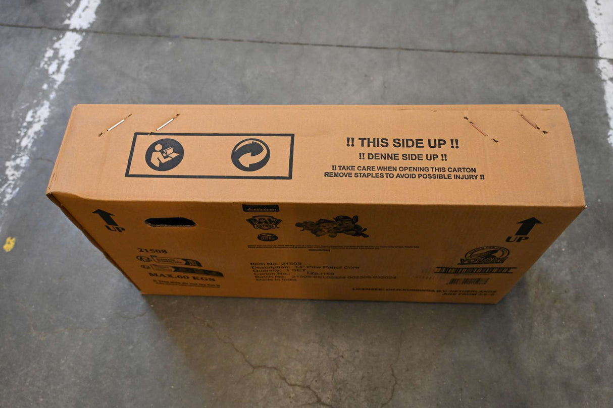 Volare Paw Patrol Kinderfahrrad - Jungen - 14 Zoll - Rot/Blau