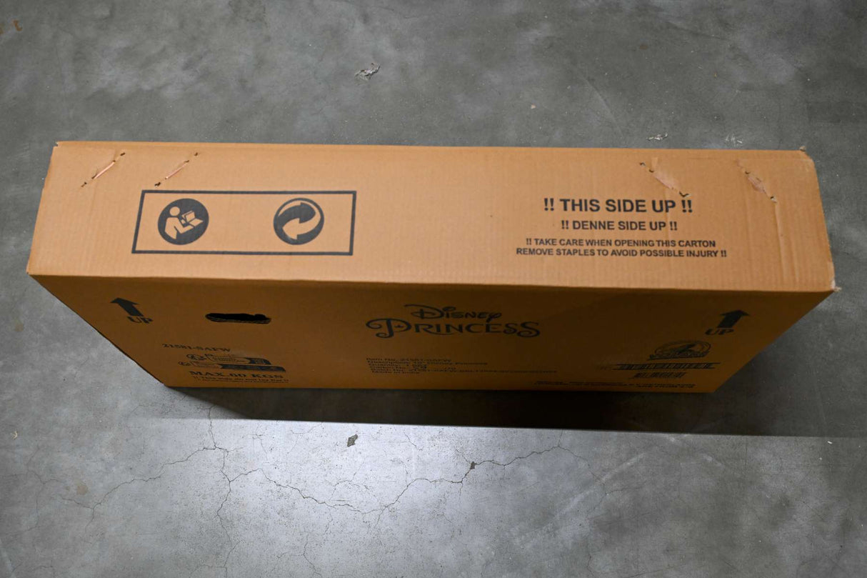 Volare Disney Princess Kinderfahrrad - Mädchen - 16 Zoll - Rosa - Zwei-Hand-Bremsen