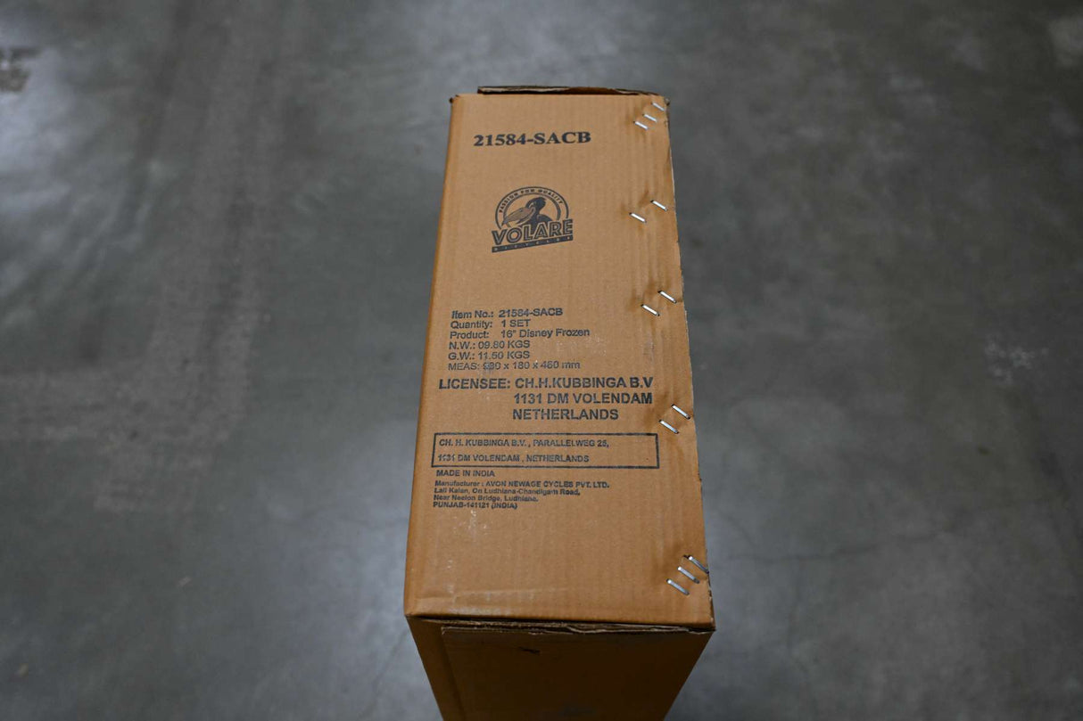 Volare Disney Frozen 2 Kinderfahrrad - Mädchen - 16 Zoll - Blau / Lila