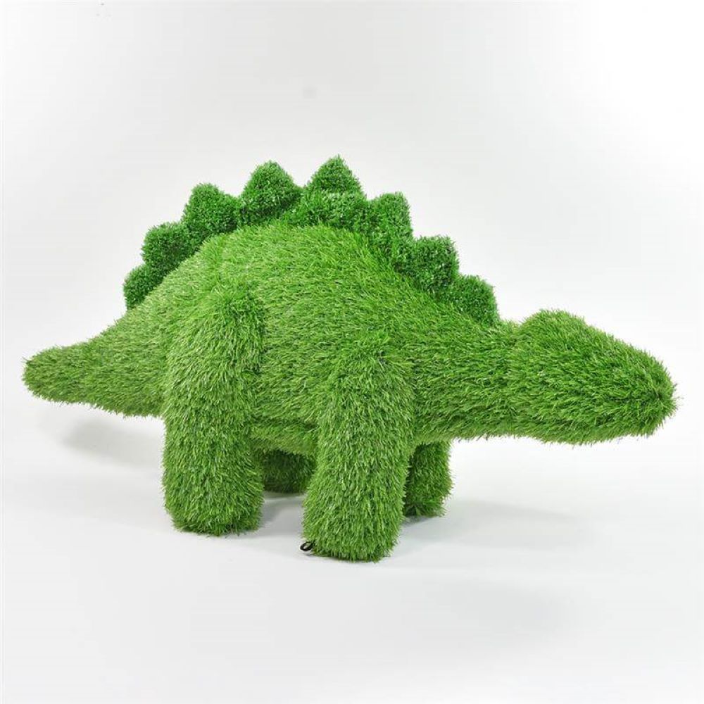 AniPlants, Grasfigur, "Dinosaurier", Stegosaurus, klein, Gartendeko, 40cm