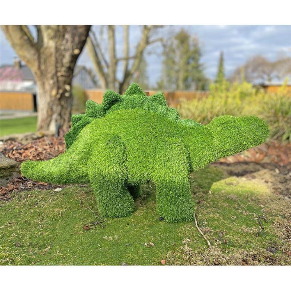 AniPlants, Grasfigur, "Dinosaurier", Stegosaurus, groß, Gartendeko, 50cm