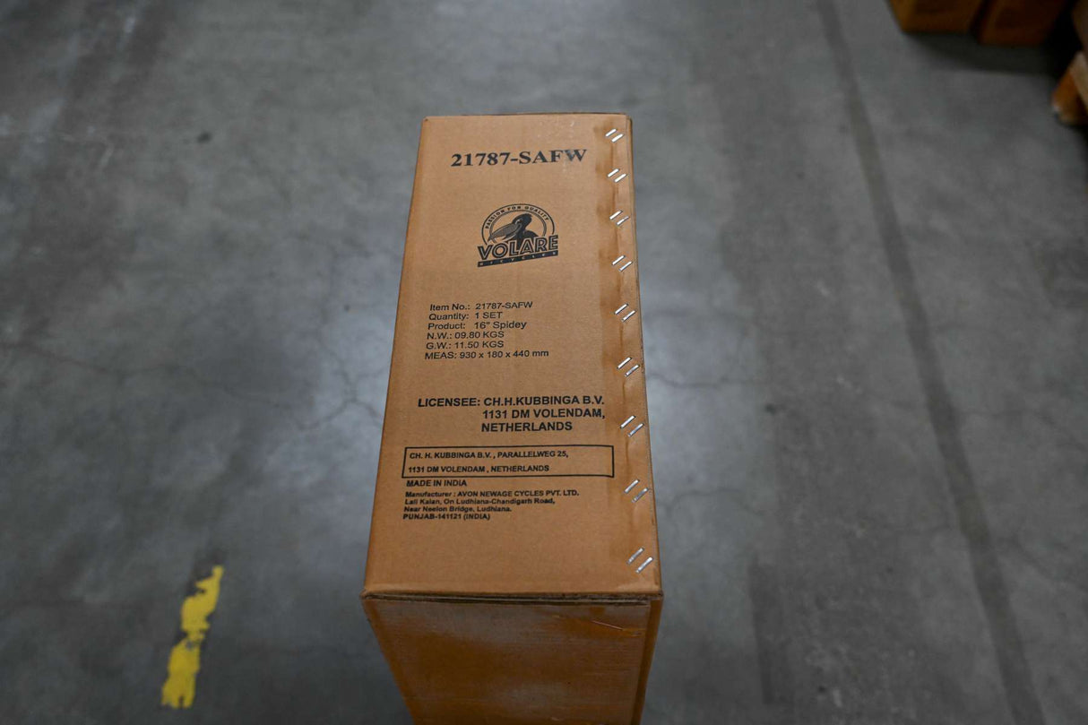 Volare Spidey Kinderfahrrad für Jungen - 16 Zoll in Blau mit Zweihandbremsen