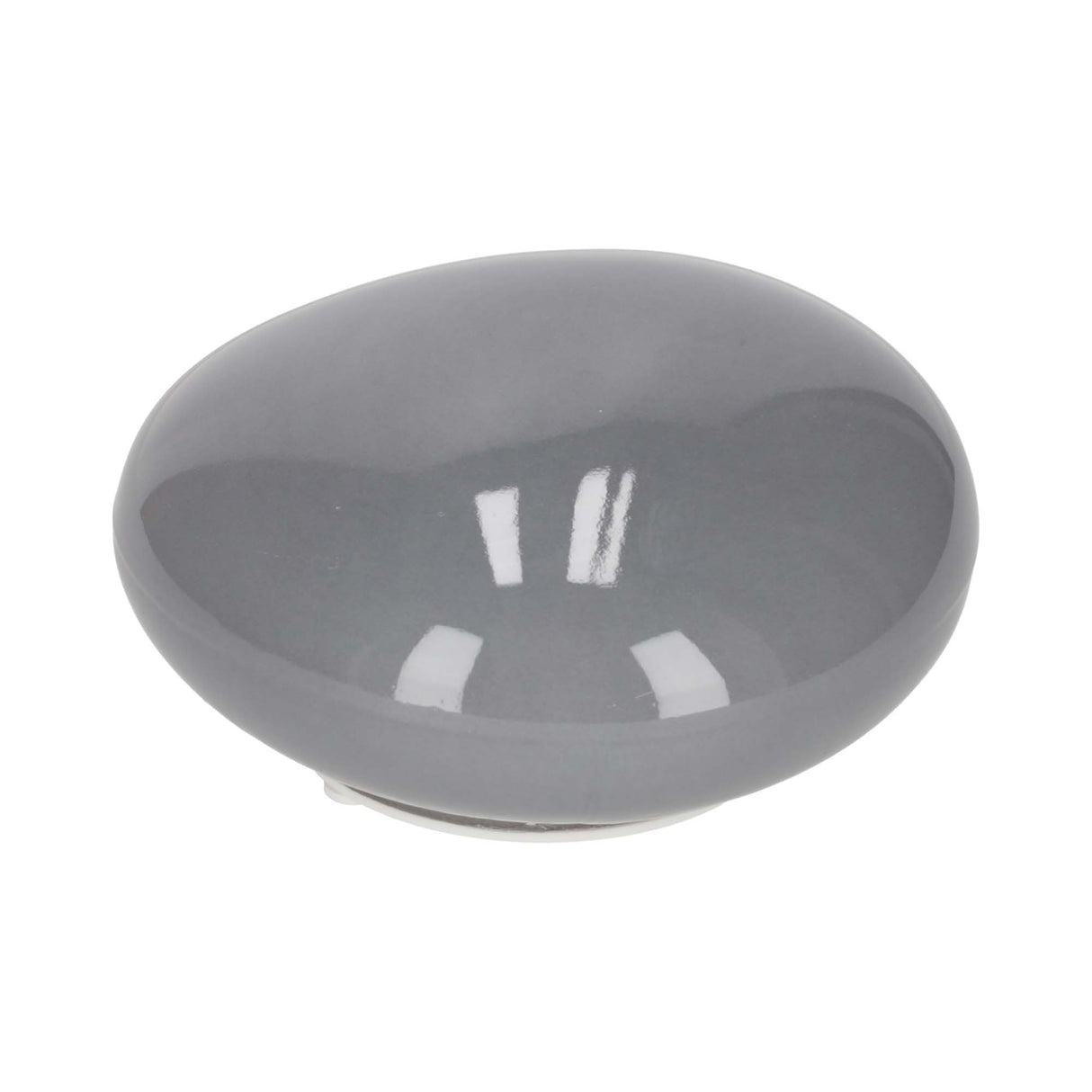 Jens Living LED Glaslampe in Grau im Profil