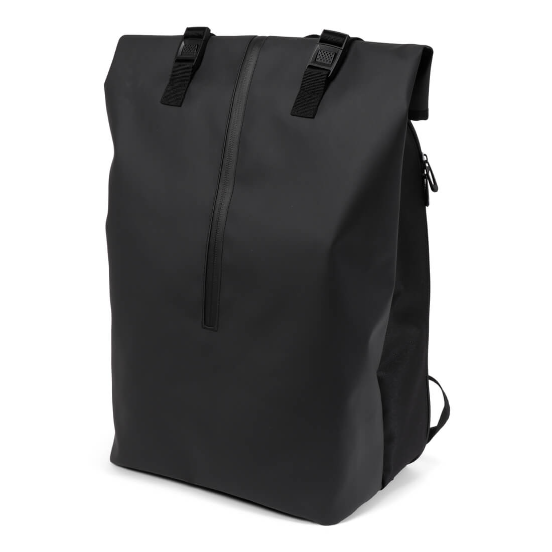 Norländer Picknick Rucksack in Schwarz im Profil