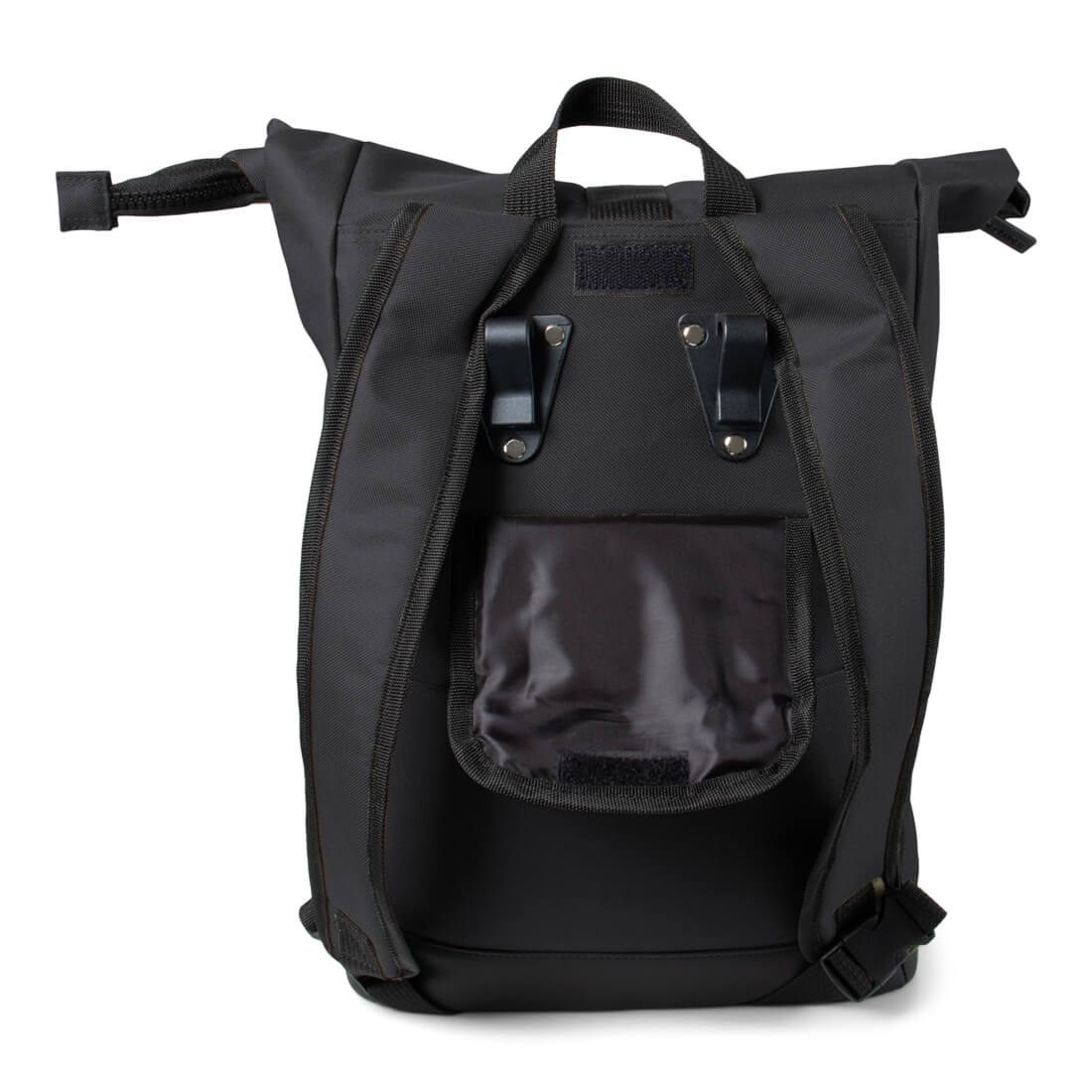 Norländer Rucksack Schwarz Ansicht der Rückseite