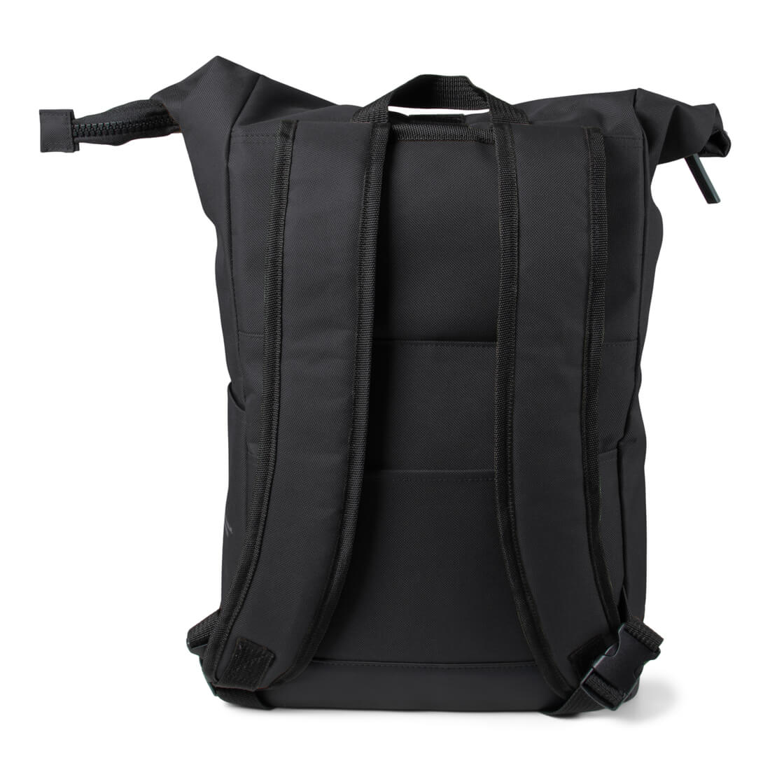 Norländer Rucksack Schwarz Rückseite mit Tragegurt