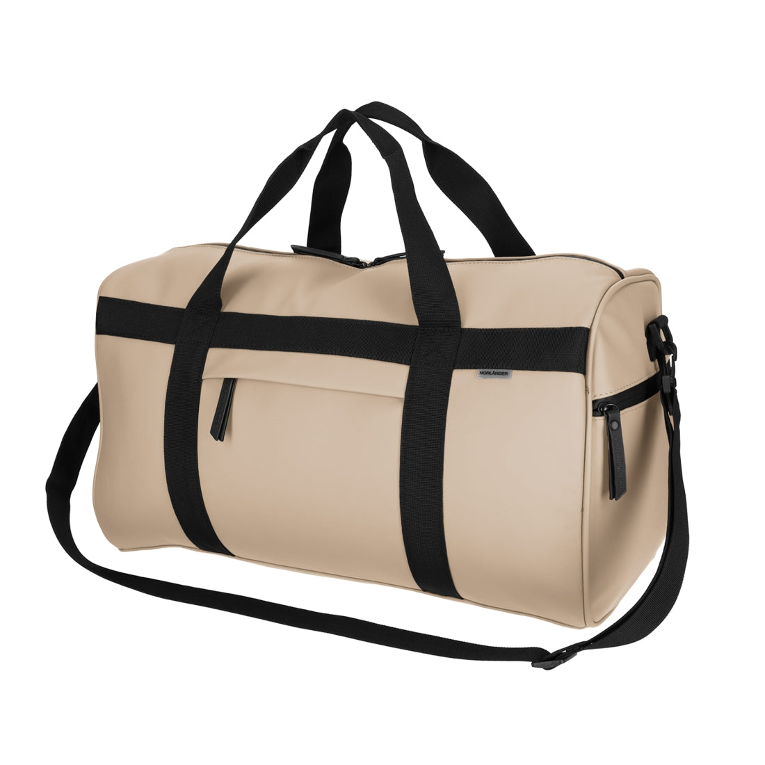 Norländer Sporttasche DULL PU in Beige in der Profilansicht