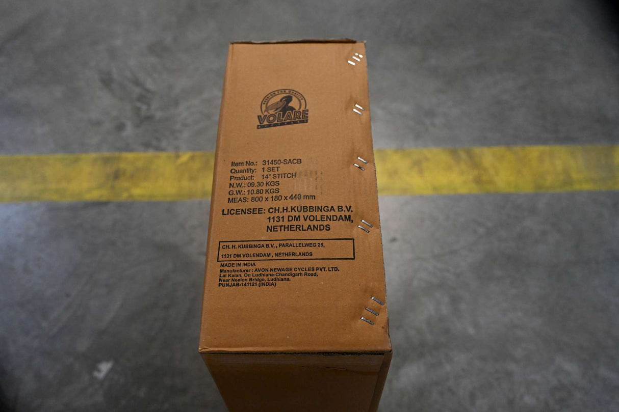 Volare Disney Stitch Kinderfahrrad - Mädchen - 14 Zoll - Creme Koralle Blau