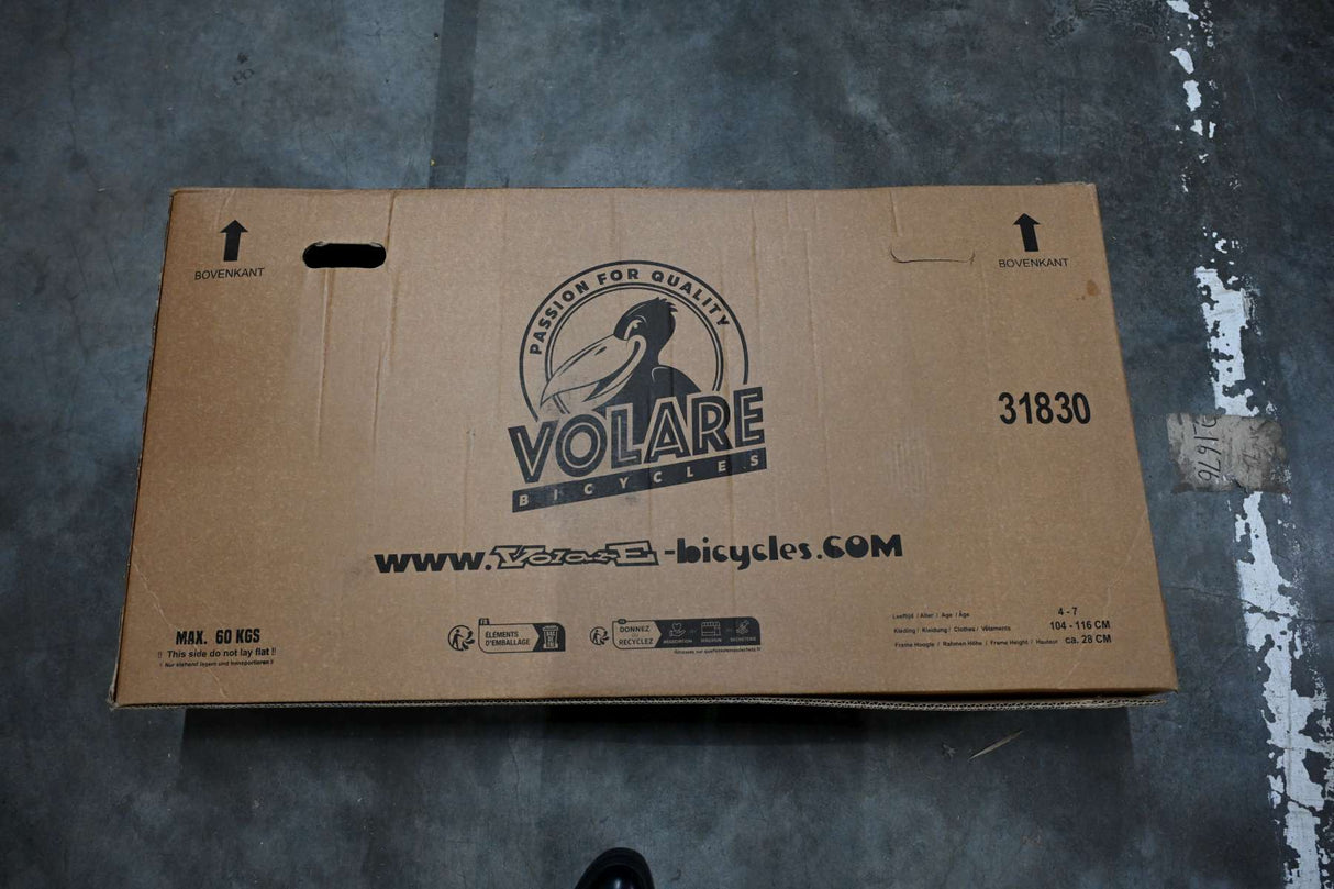 Volare Ashley Kinderfahrrad - Mädchen - 18 Zoll - Weiß