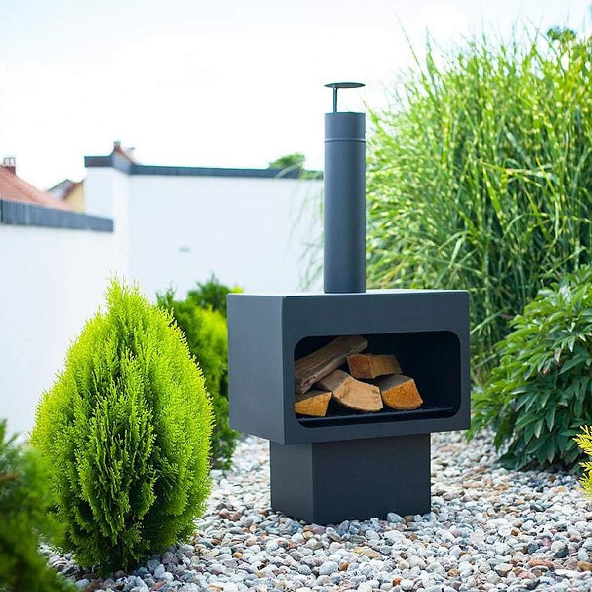 Markone Gartenkamin 201-2 (Lackiert): 56 x 40 x 115 cm