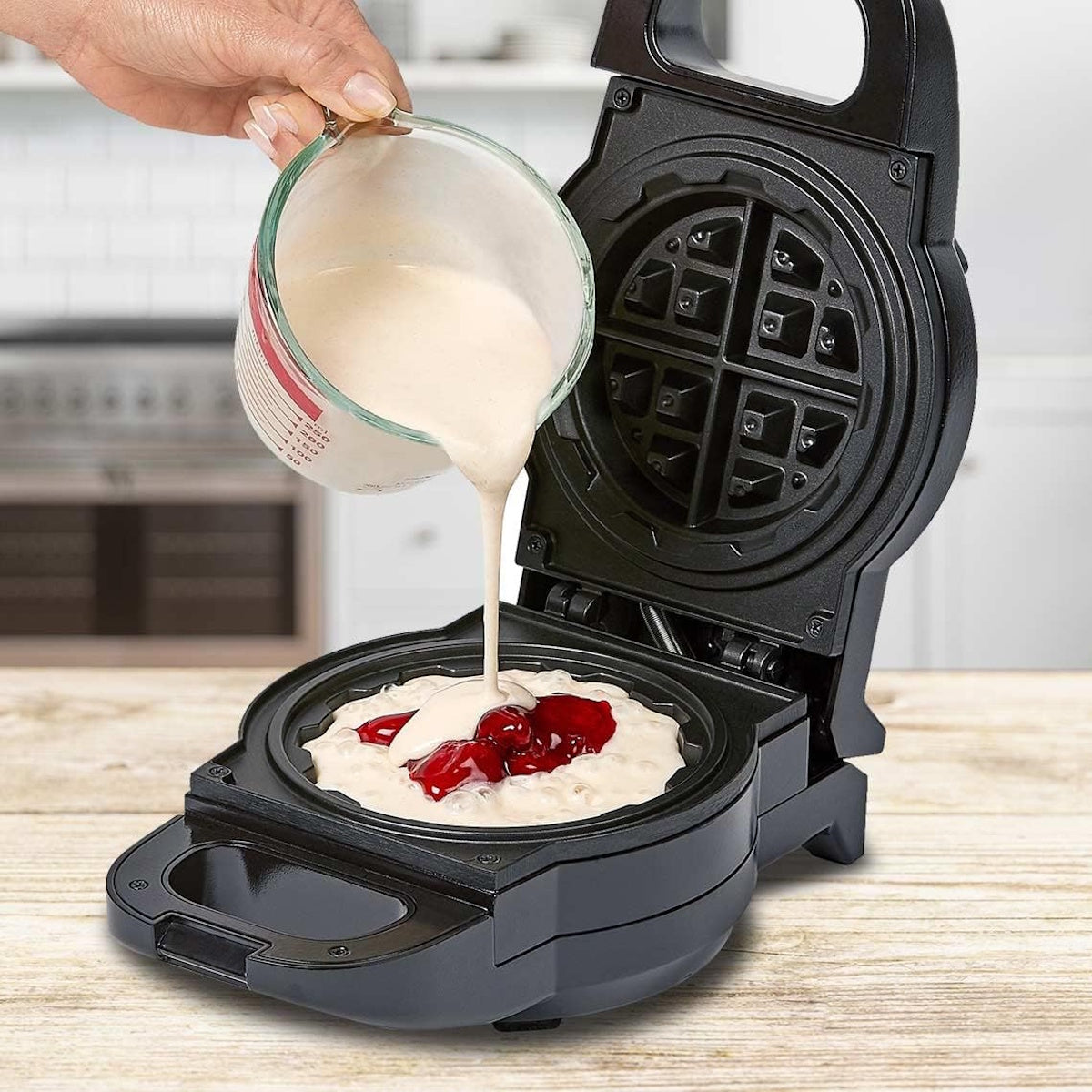 PowerXL Waffle Star Waffeleisen – Gefüllte Waffeln 18cm Antihaft