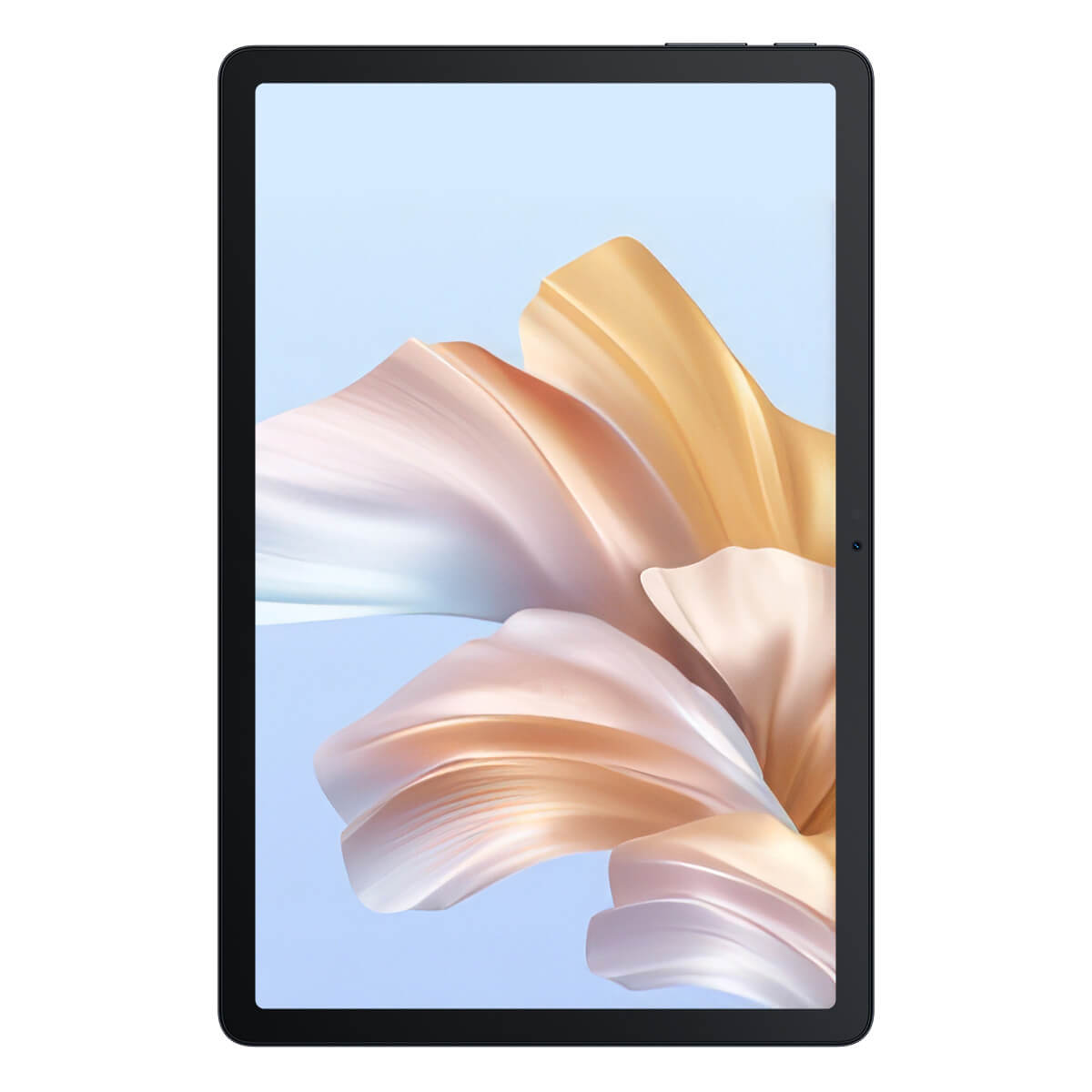 Blackview TAB 90 Schwarz WIFI- Frontalansicht auf die Vorderseite mit eingeschaltetem Display