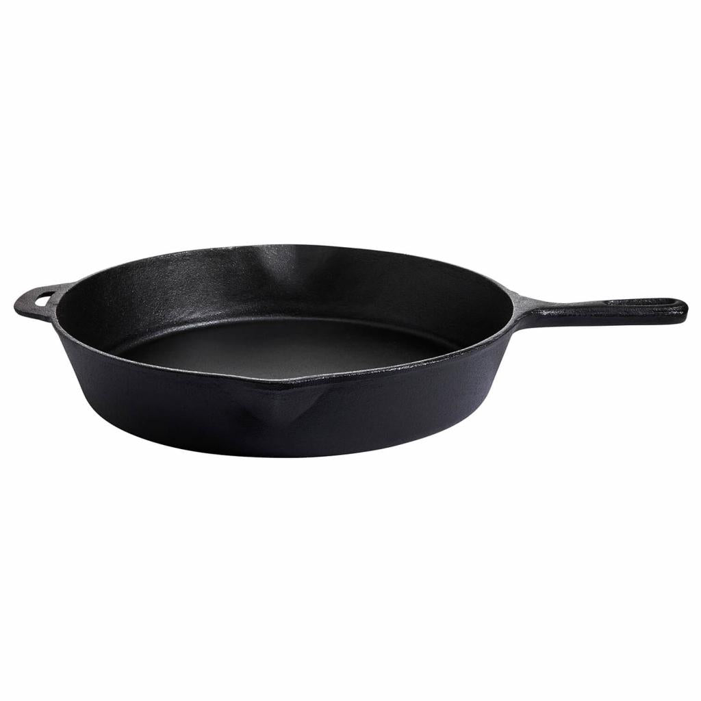 Gusseisen-Pfanne Ø 30 cm, schwarz, für alle Herdarten, inkl. Induktion, robust und strapazierfähig