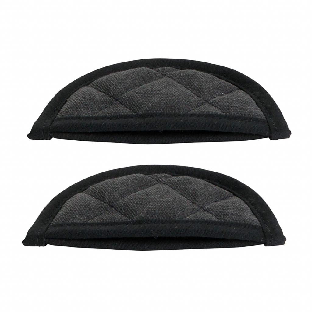 Hitzebeständiger Griffschutz - 2er Pack, 10 x 6 cm, schwarz, bis 300 Grad, passend für Pfannen und Woks bis Ø 32 cm und Gussgrillplatte Ø 38 cm.