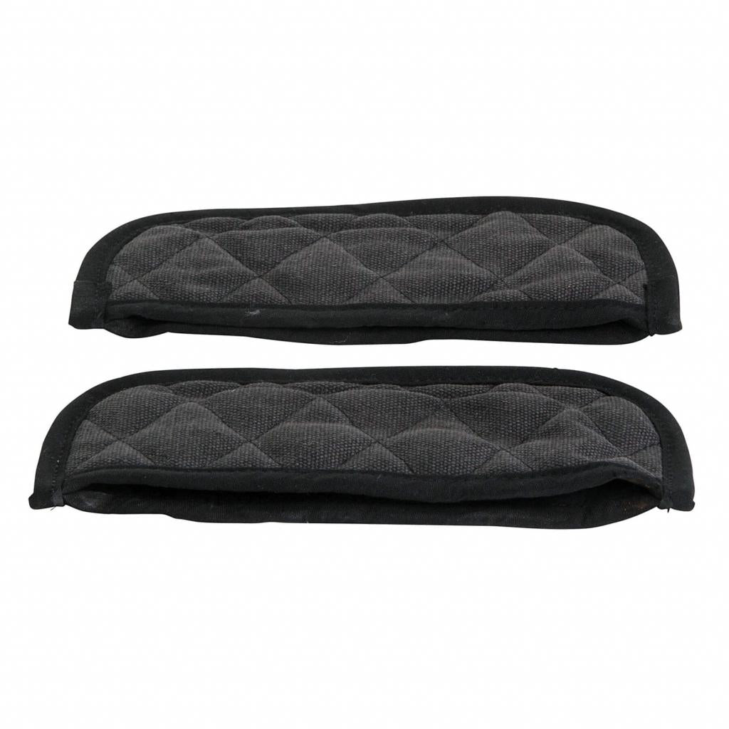 Hitzebeständiger Griffschutz für Gusseisengeschirr - 2er Set, 20 x 8 cm, bis 300 Grad hitzebeständig, schwarz, 100% Polyester