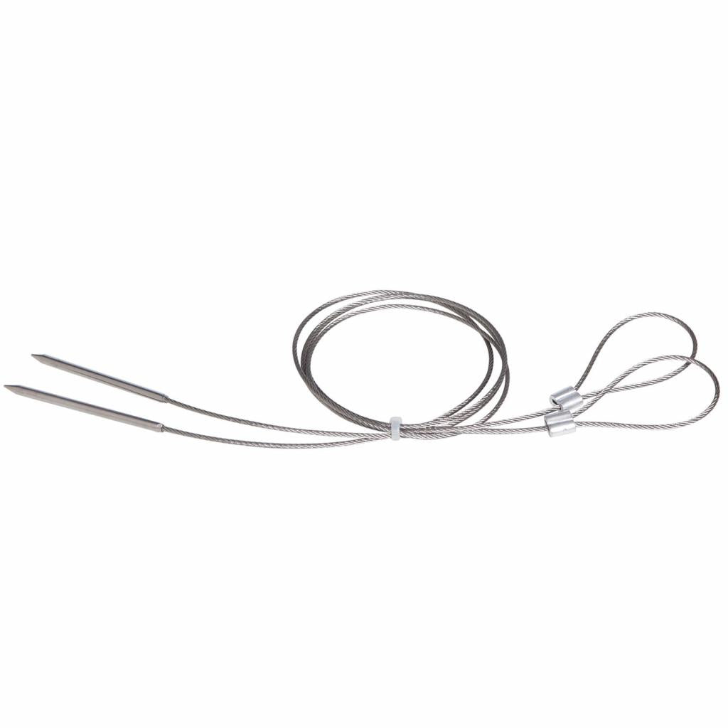 Flexibles Grillspieß-Set aus Edelstahl 72 cm, 2 Stück, ideal für Grillfeste