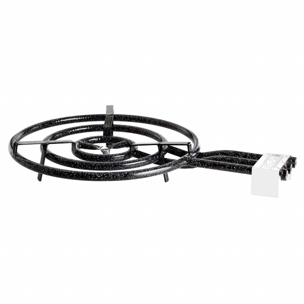 Universeller 3-Ring-Gasrohrbrenner Ø 60 cm - 21,0 kW für Topf, Wok, Pfanne, Grillplatte - Nur für den Außenbereich geeignet