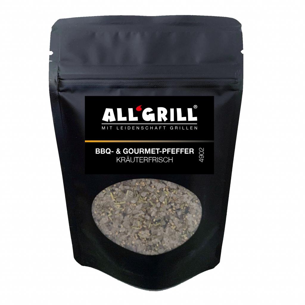 Kräuterfrischer Steakpfeffer für BBQ und Gourmet, 100g, mit Thymian und Rosmarin