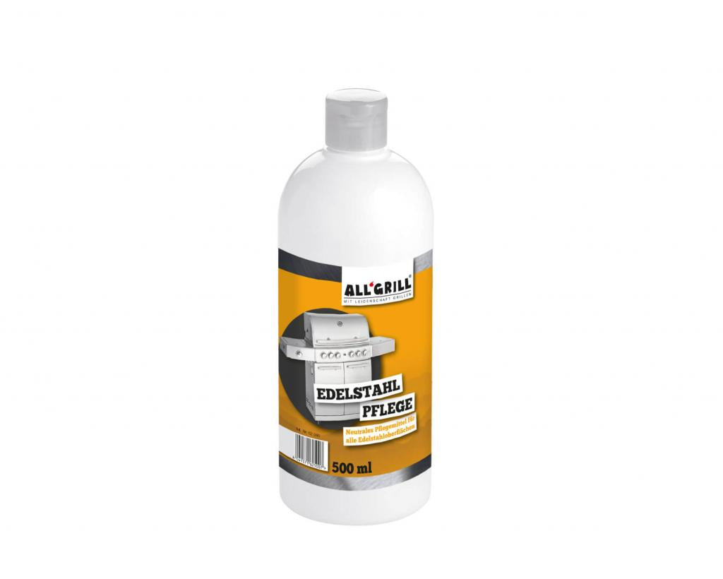 ALL'GRILL - Edelstahlpflege: Hochwirksames Pflegeprodukt für Edelstahloberflächen, schmutz-/wasserabweisend, perfekter Glanz, universell einsetzbar