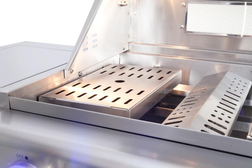 Edelstahl Smokeboxx® 18x31x3 cm für Allgrill CHEF-Serie, EXTREM, ULTRA und OUTDOORKÜCHE: Aromatisieren Sie Ihr Grillgut mit Räucherchips oder Mehl