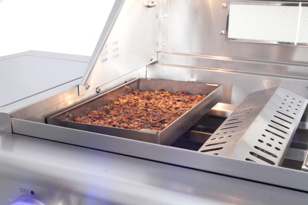 Edelstahl Smokeboxx® 18x31x3 cm für Allgrill CHEF-Serie, EXTREM, ULTRA und OUTDOORKÜCHE: Aromatisieren Sie Ihr Grillgut mit Räucherchips oder Mehl